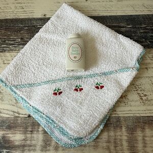 American Girl Bitty Baby Doll Bitty’s DIAPER BAG - HOODED Towel & Powder Only